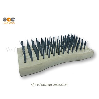 Bàn chải đánh gỉ sắt cán gỗ