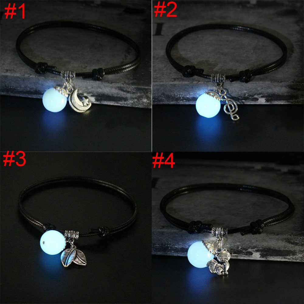 Lắc chân đính đá dạ quang phong cách retro nữ tính | BigBuy360 - bigbuy360.vn