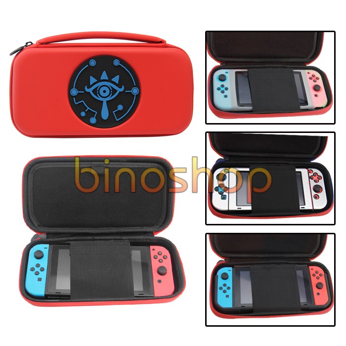 Bao đựng Nintendo Switch họa tiết Zelda Sheikah Slate (Đỏ) - Bao chống sốc Nintendo Switch