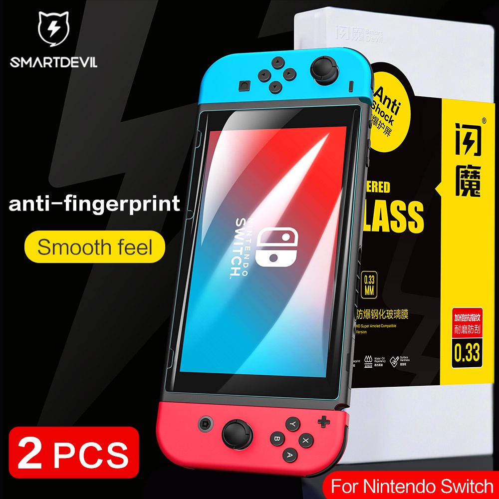 SmartDevil Kính cường lực bảo vệ màn hình SMARTDEVIL chống ánh sáng xanh/ trong suốt/ nhám dành cho Nintendo Switch OLED/ Lite/ V2