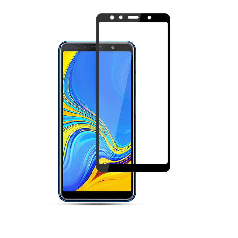 Kính cường lực toàn màn hình cao cấp cho Samsung Galaxy A7 2018 kèm phụ kiện