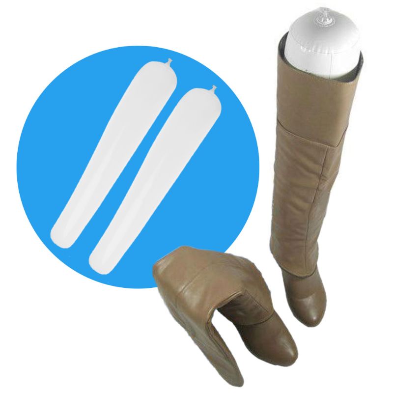 Set 2 Giá Đỡ Giày Bốt Bơm Hơi Dài 50cm Bằng PVC Dành Cho Nữ