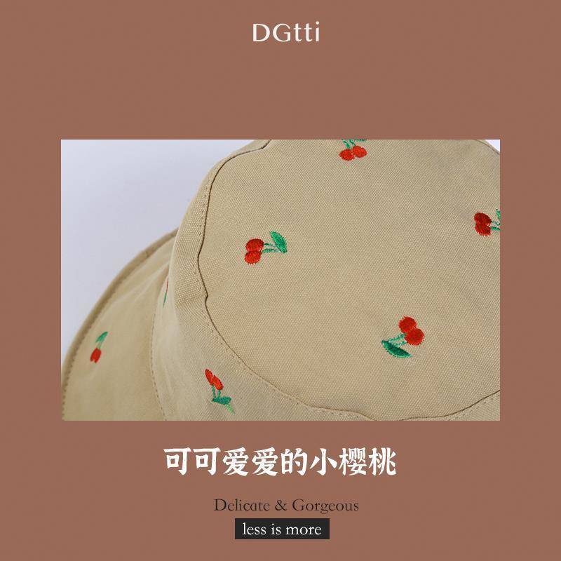 Nón Tai Bèo Chống Nắng Hai Mặt Có Dây Đeo Phong Cách Nhật Bản Dễ Thương Cho Nữ