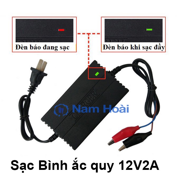 Sạc Bình ắc quy 12V2A/3A/6A, Sạc acquy 12v từ 4ah - 100ah, Khử sunfat, Sạc Cho Cả Bình Khô Và Nước Xe Máy ô tô