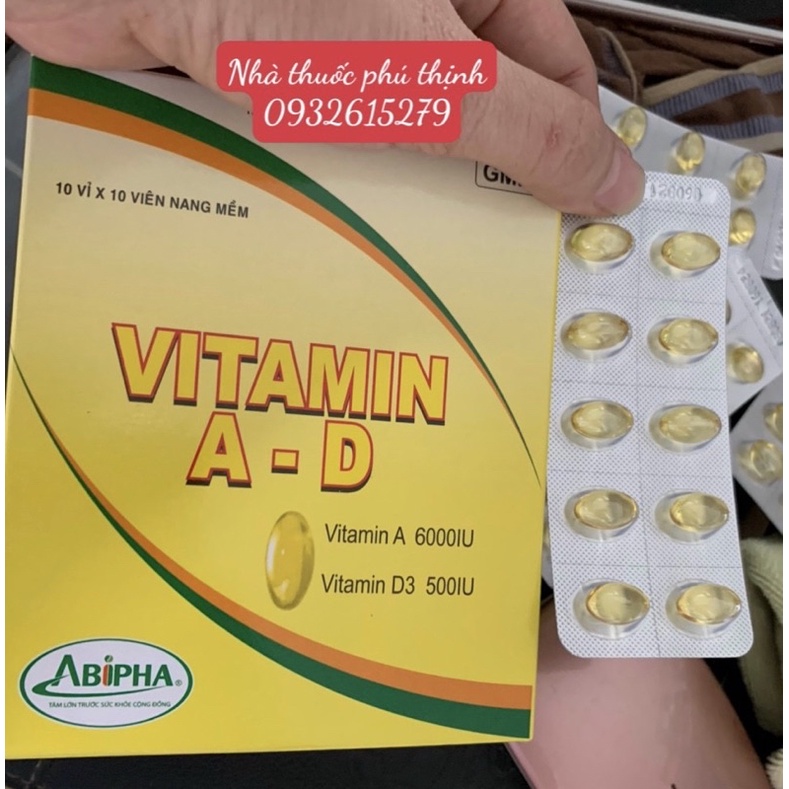 ✅ Vitamin A-D giảm mỏi mắt,khô mắt, date mới