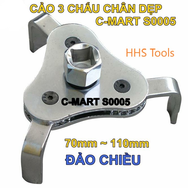 Cảo lọc dầu 3 chấu chân dẹp C-Mart S0005