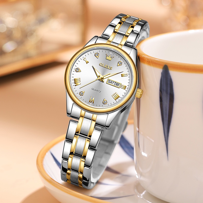 Đồng Hồ Đeo Tay Nam Nữ - Đồng Hồ Đôi OLEVS Chống Thấm Nước Bằng Thép Không Gỉ Thời Trang Aeshop.95 | BigBuy360 - bigbuy360.vn