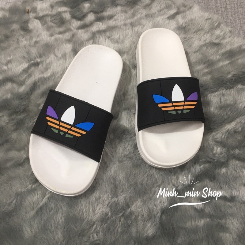 Dép Quai Ngang In Hình Ba Lá Sắc Nét, Dép Quai Ngang Nam Nữ Thời Trang