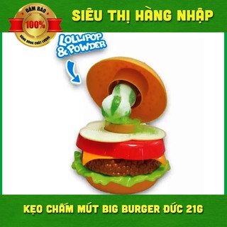 Kẹo chấm mút khổng lồ Big Burger Johnybee Đức 21g