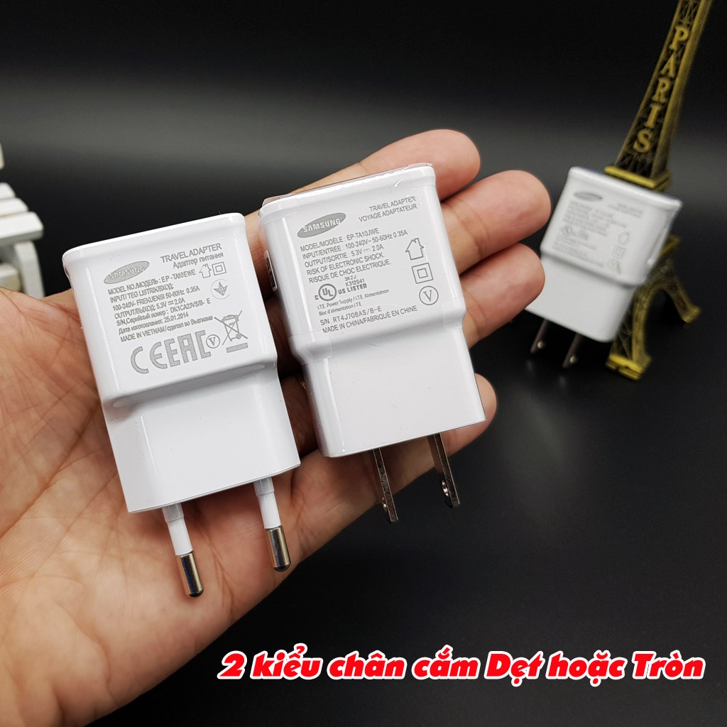 [Chính Hãng] Sạc Samsung 2A 10W EP-TA10 ZIN Galaxy S5, Note 3, Tab A/S Series, Cực Nhanh cho PIN Dự Phòng