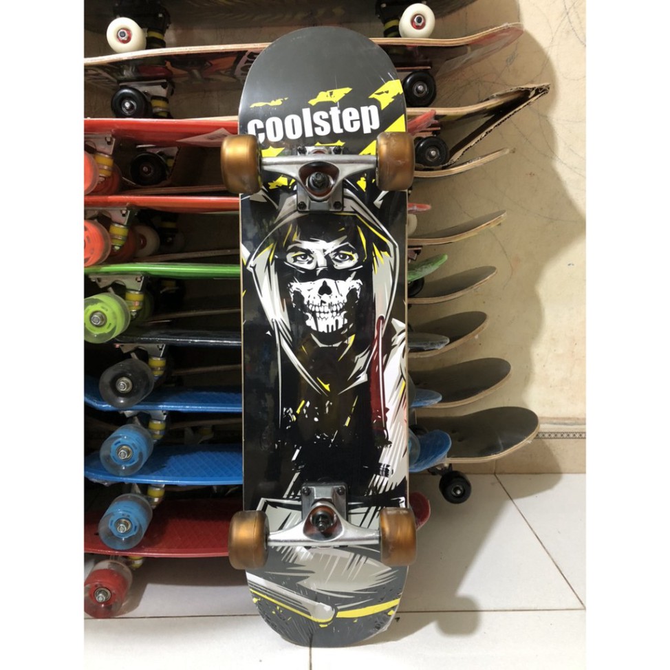 [NEW CHÍNH HÃNG] Ván Trượt Cao Cấp Skateboard Mặt Nhám gỗ ép 7 lớp chịu lực