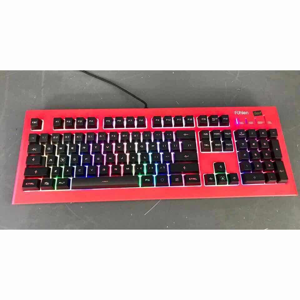 Bàn phím giả cơ Fuhlen G500S Led backlight USB Red - cũ dùng tốt - Bàn phím gaming G500s