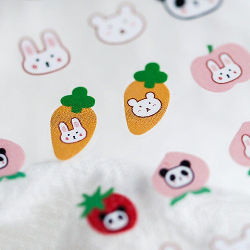 Miếng Dán Trang Trí Móng Tay Hình Gấu Trúc / Trái Cây Kiểu Nhật Hàn Xinh Xắn