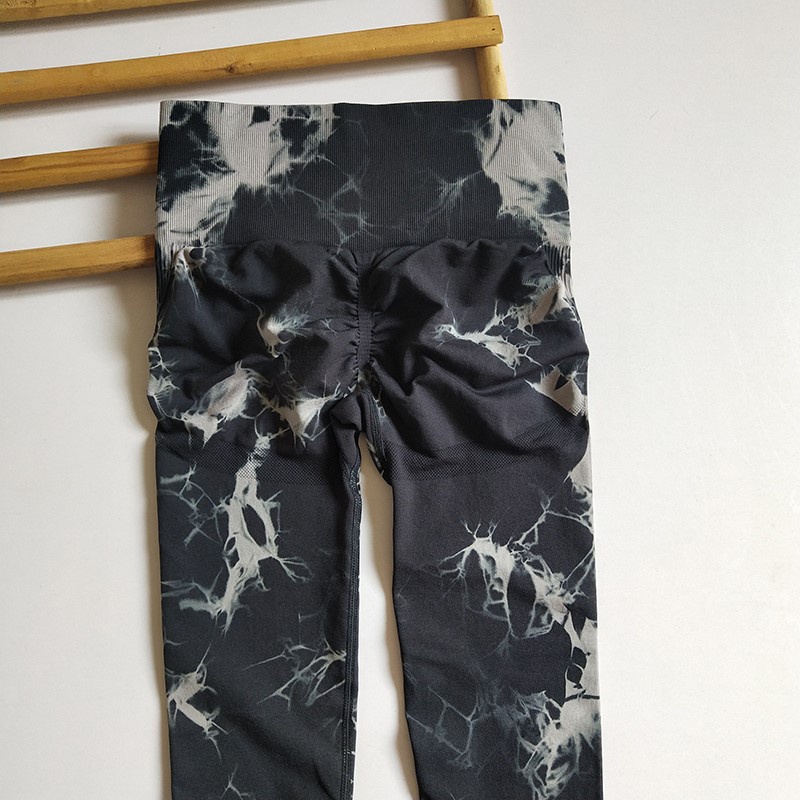 Quần legging BEAUTYTREND nhuộm màu nhanh khô lưng cao có thể dùng khi tập thể thao chạy bộ