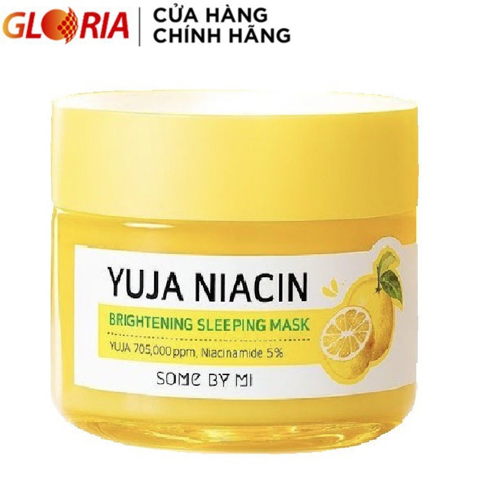 Mặt Nạ Ngủ Dưỡng Trắng Sáng Da Some By Mi Yuja Niacin 30 Days Miracle Brightening Sleeping Mask 60g