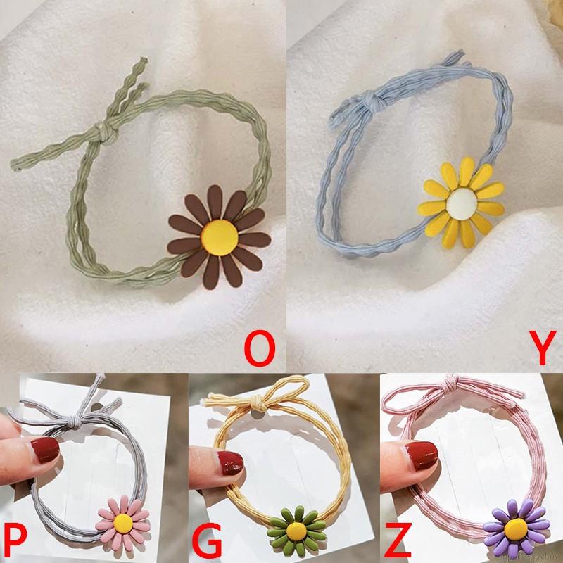 Dây Cột Tóc Hình Hoa Cúc Đáng Yêu Cho Nữ