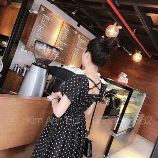Đầm chấm bi