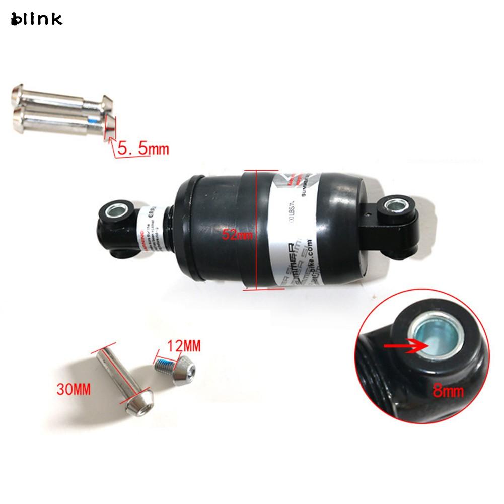 Phuộc Giảm Xóc Sau 100mm\\125mm\\150mm\\175mm Cho Xe Đạp MTB Màu Đen