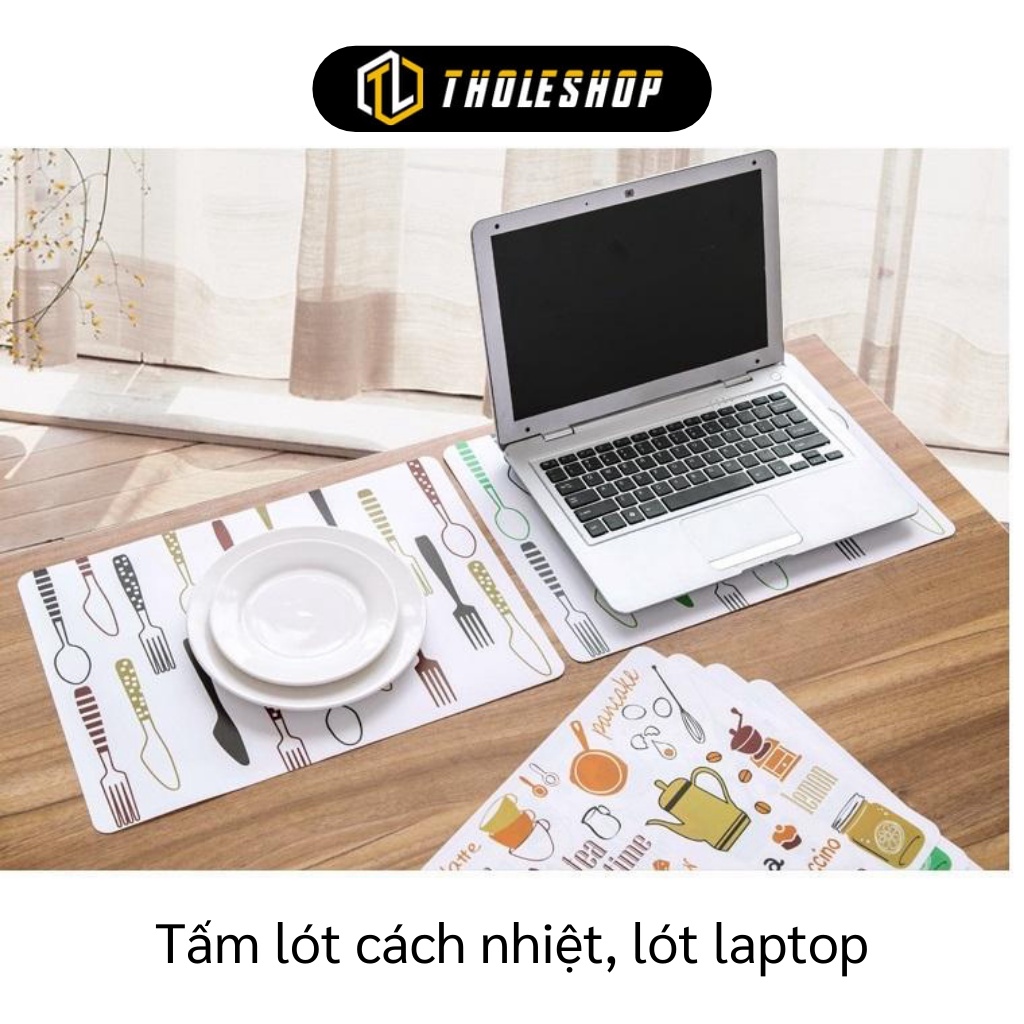 Tấm Lót Bàn Ăn - Miếng Lót Laptop, Trang Trí Bàn Ăn Không Thấm Nước, Dễ Vệ Sinh 4967