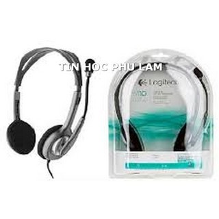Tai nghe Logitech H110 (2 jack cắm) - Hàng chính hãng