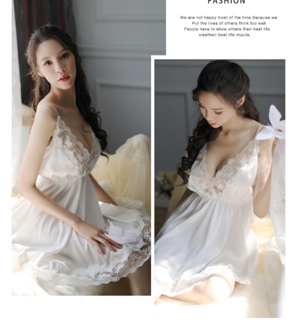 Váy ngủ 2 dây sang trọng quyến rũ V02 | BigBuy360 - bigbuy360.vn