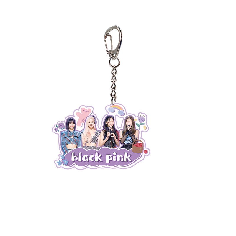 Móc Khóa In Hình Nhóm Nhạc Blackpink Xinh Xắn