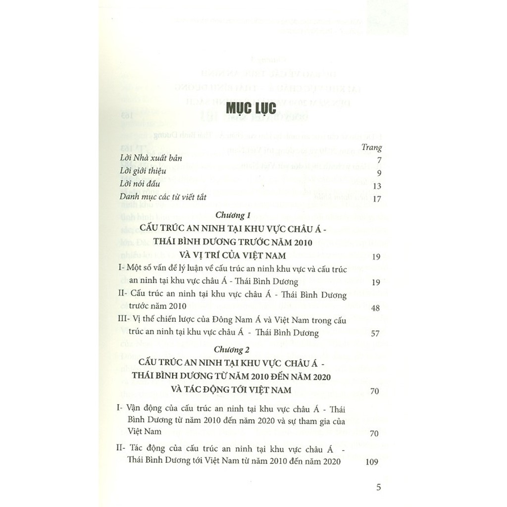 Sách - Việt Nam Trước Tác Động Của Cấu Trúc An Ninh Tại Khu Vực Châu Á - Thái Bình Dương | BigBuy360 - bigbuy360.vn