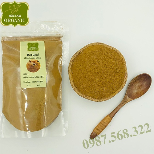 Bột quế nguyên chất cao cấp Mộc Lam Túi zíp 500g - 1kg