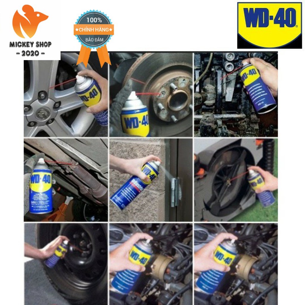 Chai Xịt Bôi trơn Làm Sạch Thẩm Thấu Chống ẩm WD-40 Multi-Use Product 412ml - 84024CP