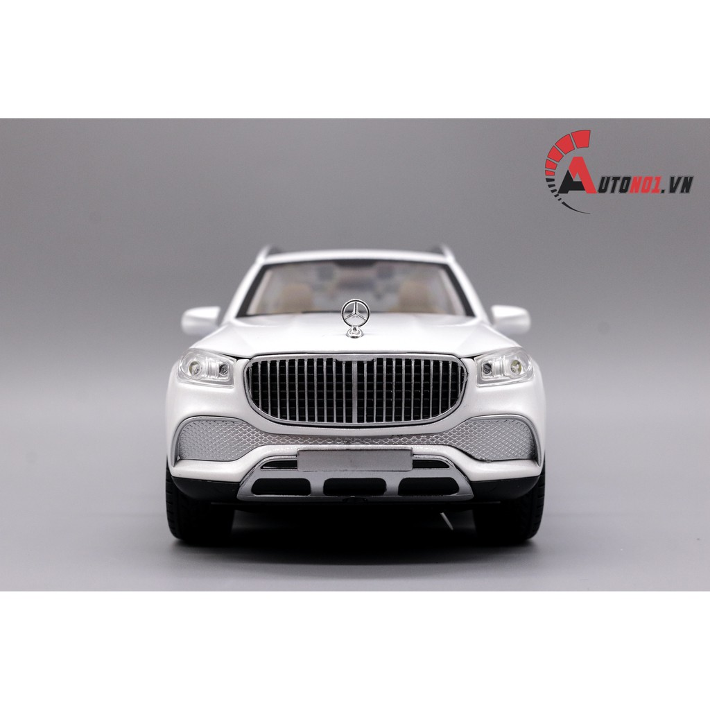 MÔ HÌNH XE MERCEDES MAYBACH GLS600 1:24 WHITE CHIMEI 7515