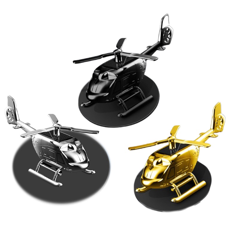 Phụ kiện khuếch tán tinh dầu cho xe hơi hình máy bay trực thăng sử dụng năng lượng mặt trời kèm phụ kiện