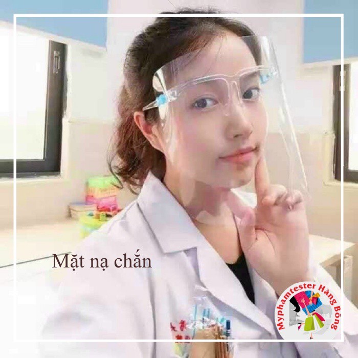 (SIÊU HOT) Khẩu trang nhựa trong suốt chống giọt bắn