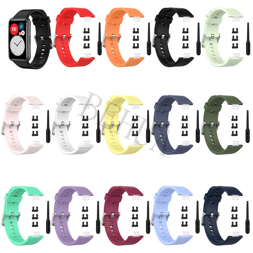 Dây đeo thay thế silicone cho đồng hồ thông minh Huawei Watch Fit