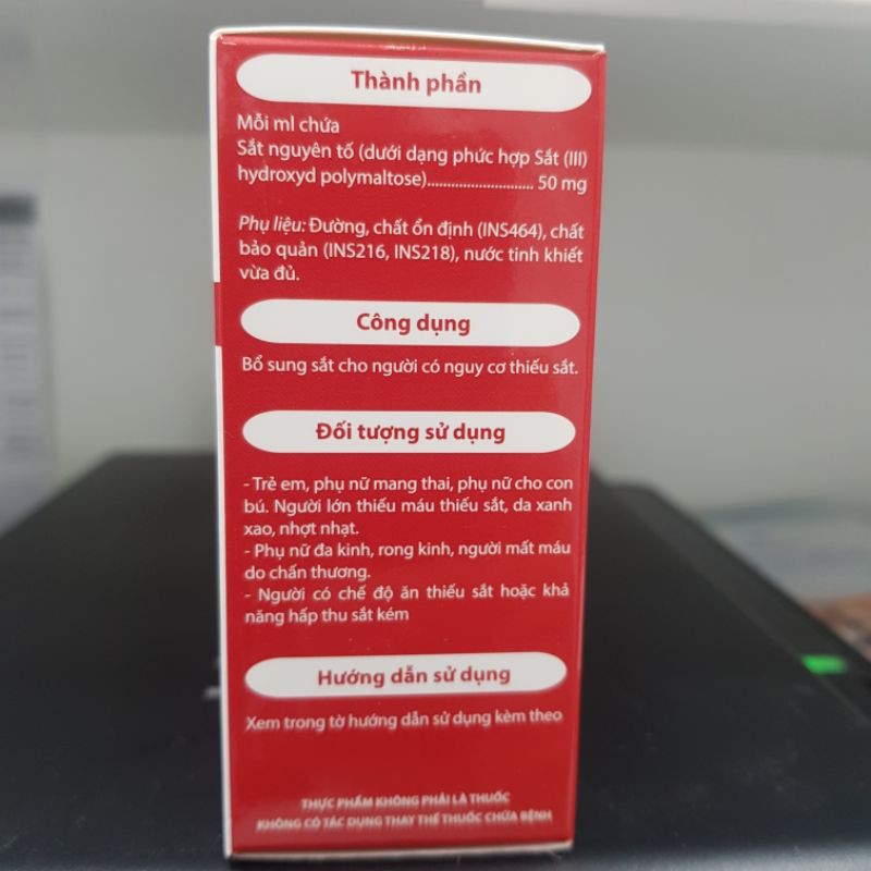 FEMALTO - bổ sung sắt hữu cơ dạng lỏng 30 ml