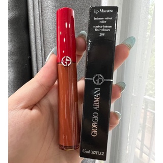 Son kem giorgio armani lip maestro màu 208