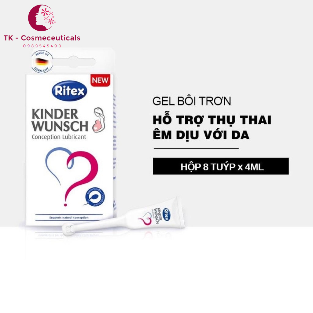Gel Ritex Kinderwunsch Đức Hỗ Trợ Thụ Thai Tự Nhiên - Ống 4ml