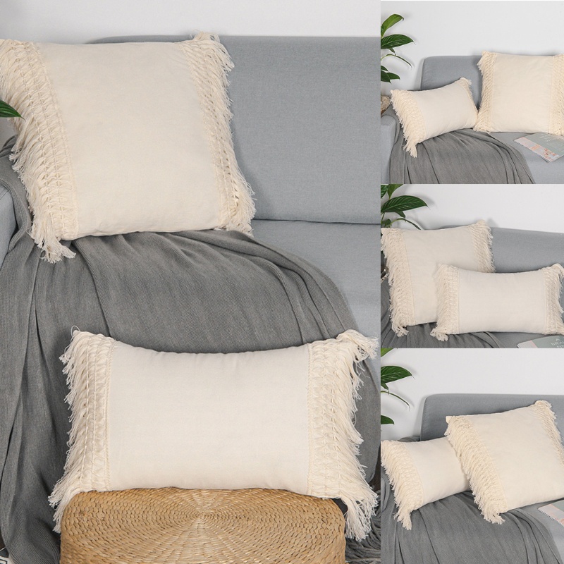 Vỏ Gối Sô Pha / Phòng Khách / Phòng Ngủ Có Tua Rua Kiểu Boho