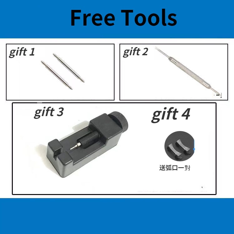 Dây Đồng Hồ Bằng Thép Không Gỉ Đầu Cong 316L Dành Cho Seiko 18 19 20 21 22 23 24mm