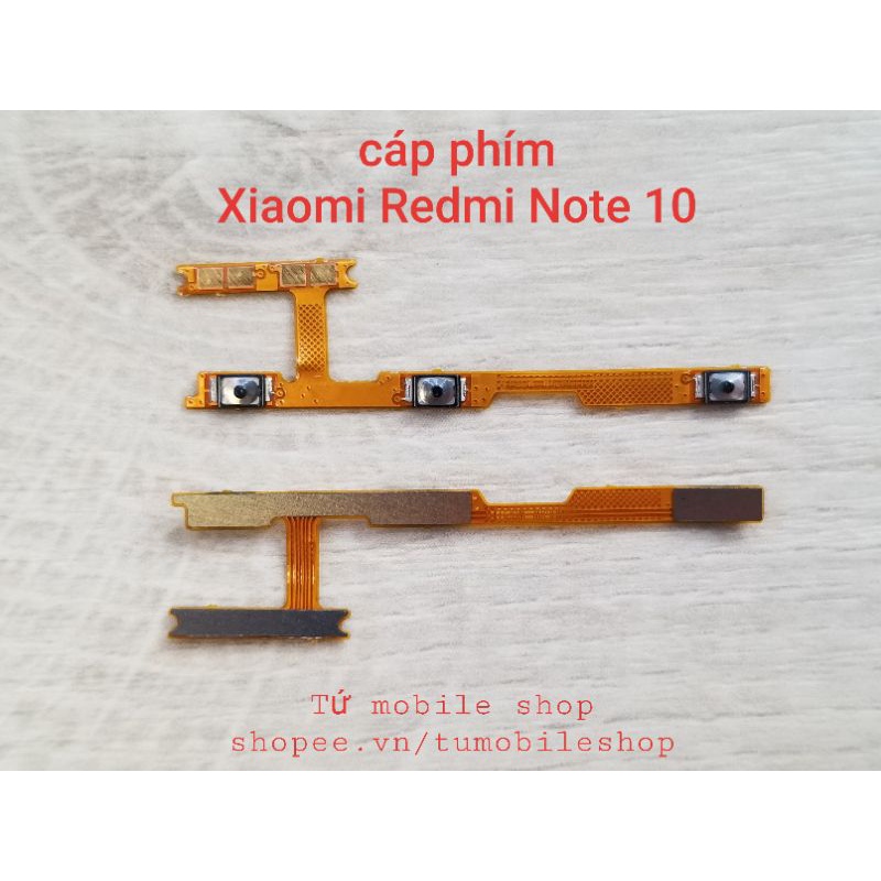 Cáp phím nguồn - phím âm lượng Xiaomi Redmi Note 10