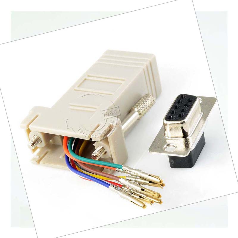 Đầu Nối Chuyển Đổi 9 Pin Db9 Rs232 Male Female Sang Rj45 | BigBuy360 - bigbuy360.vn