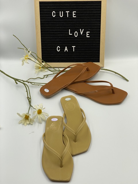 DÉP KẸP NỮ MŨI VUÔNG NHIỀU MÀU SẮC TRẺ TRUNG