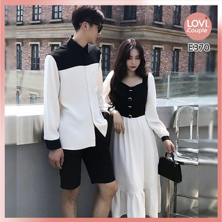 Đồ Đôi - ÁO ĐÔI - Áo váy đôi E370 - LoviCouple - Có FeedBack
