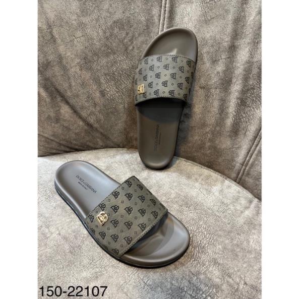 Dép Lê Nam DG Vân In Logo Siêu Đẹp - Dép Quai Ngang DG Cực Đẹp Cho Nam