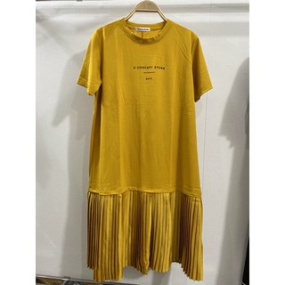 Váy cotton suông ly dập