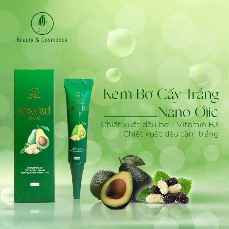 kem bơ nano olic