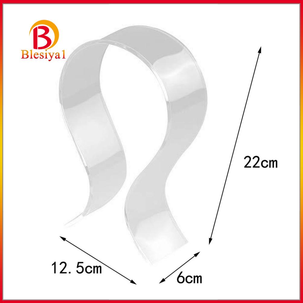 [BLESIYA1]DJ Headset Stand Arch Headphone Earphone Display Holder Hanger Rack Clear