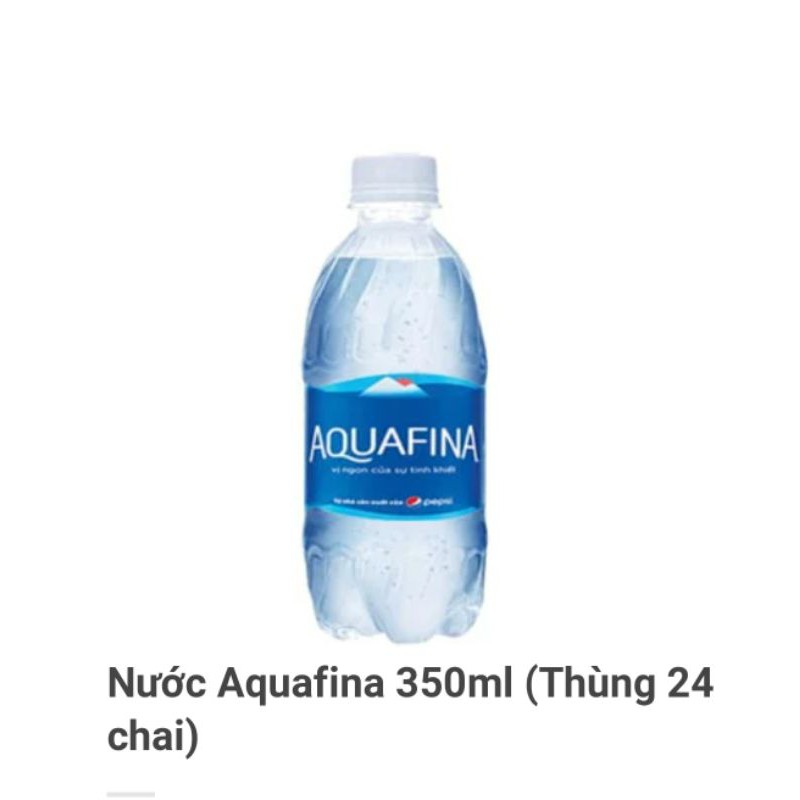 nước suối tinh khiết aquafina