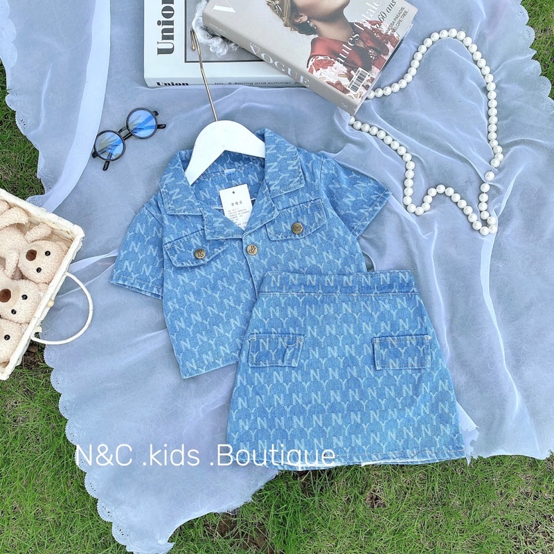 Bộ bò ny cho bé gái