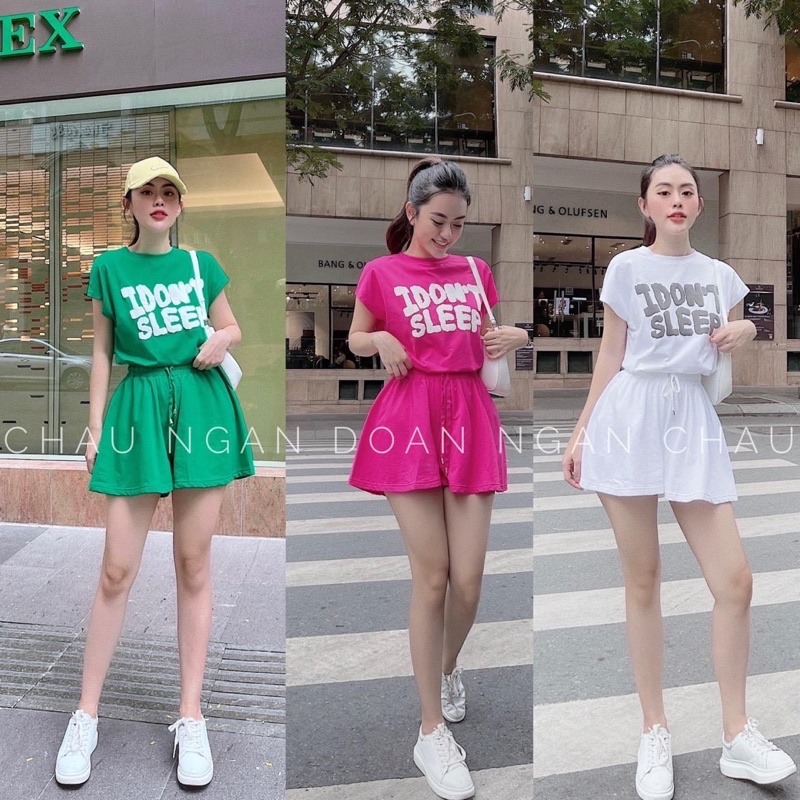 I DONT SLEPP - Set Đùi rộng Giả Váyy | BigBuy360 - bigbuy360.vn