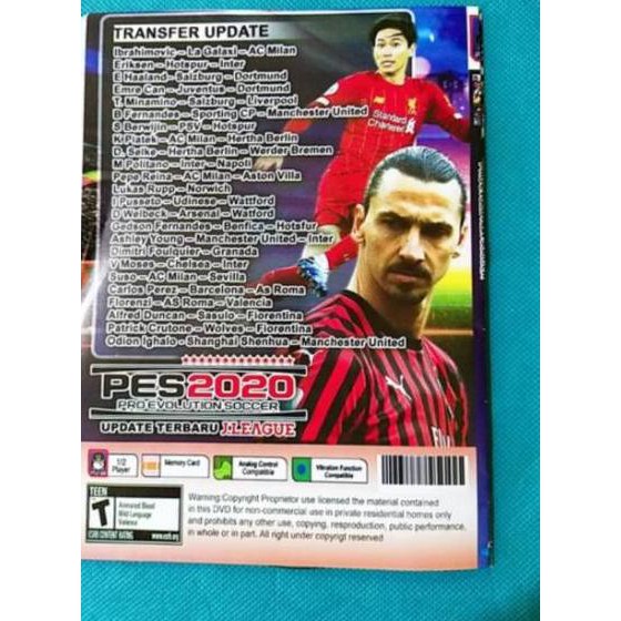 Băng Cát Xét 4.4 Pes Ps2 2020 - Ps 2 Ball 2020 Chất Lượng Cao